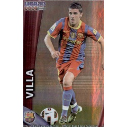 David Villa Metalcards Barcelona 80 Las Fichas de la Liga 2012 Official Quiz Game Collection