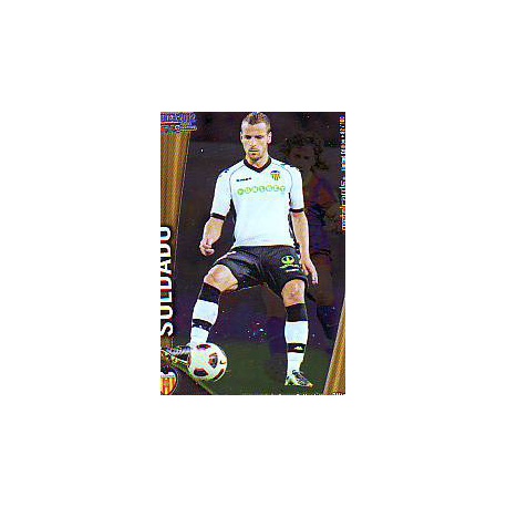 Soldado Metalcards Valencia 82 Las Fichas de la Liga 2012 Official Quiz Game Collection
