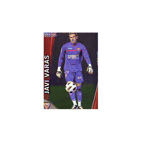 Javi Varas Metalcards Sevilla 83 Las Fichas de la Liga 2012 Official Quiz Game Collection