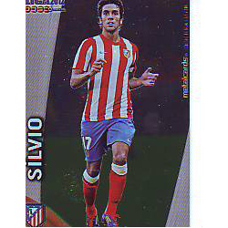 Silvio Metalcards Atlético Madrid 84 Las Fichas de la Liga 2012 Official Quiz Game Collection