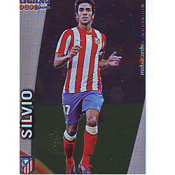Silvio Metalcards Atlético Madrid 84 Las Fichas de la Liga 2012 Official Quiz Game Collection