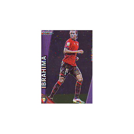 Ibrahima Metalcards Osasuna 85 Las Fichas de la Liga 2012 Official Quiz Game Collection