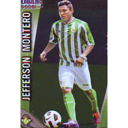 Jefferson Montero Metalcards Betis 92 Las Fichas de la Liga 2012 Official Quiz Game Collection