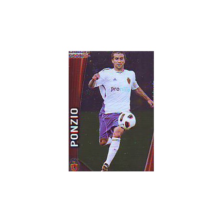 Ponzio Metalcards Zaragoza 94 Las Fichas de la Liga 2012 Official Quiz Game Collection