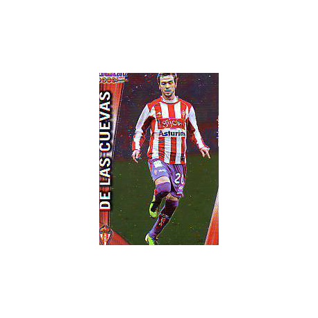 De las Cuevas Metalcards Sporting Gijón 96 Las Fichas de la Liga 2012 Official Quiz Game Collection