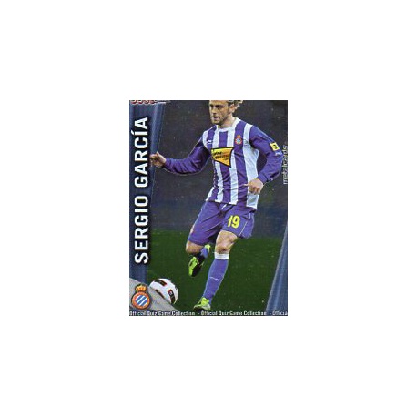 Sergio García Metalcards Espanyol 97 Las Fichas de la Liga 2012 Official Quiz Game Collection