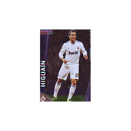 Higuain Metalcards Real Madrid 100 Las Fichas de la Liga 2012 Official Quiz Game Collection