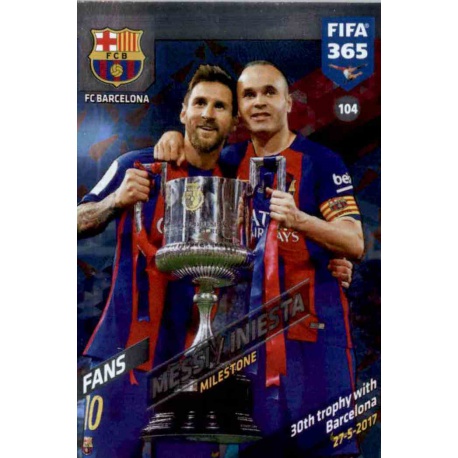 Messi - Iniesta Fans Milestone Barcelona 104 Leo Messi