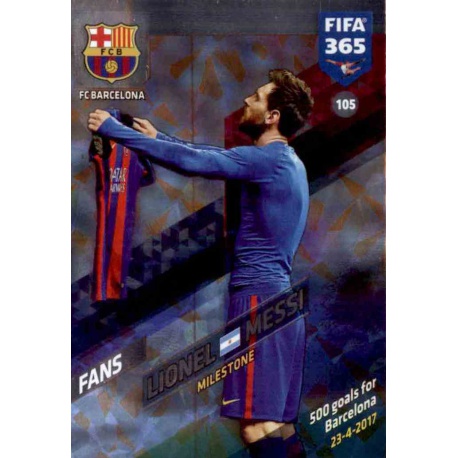Messi Fans Milestone Barcelona 105 Leo Messi