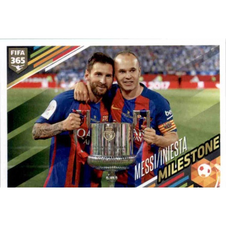 Messi Iniesta Milestone Barcelona 387 Leo Messi