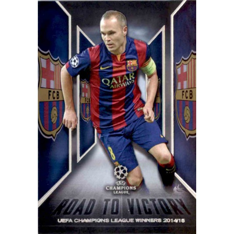 Iniesta Topps Road To Victory Andrés Iniesta