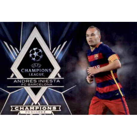 Iniesta Topps Champions Pedigree Andrés Iniesta