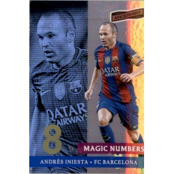 Iniesta Magic Numbers Panini Aficionado