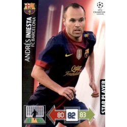 Andrés Iniesta Star Player Champions League 2012-13