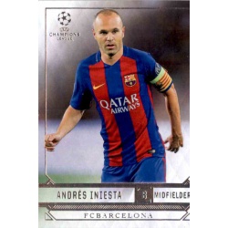 Andrés Iniesta 54 Topps UEFA Showcase 2017