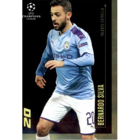 Bernardo Silva Manchester City Talento Estrella Topps Champions League Lionel Messi