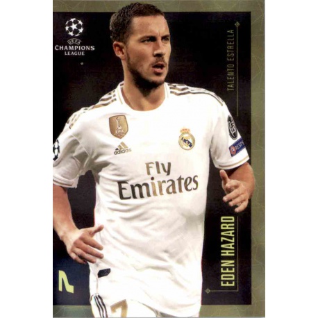 Eden Hazard Real Madrid Talento Estrella Topps Champions League Lionel Messi