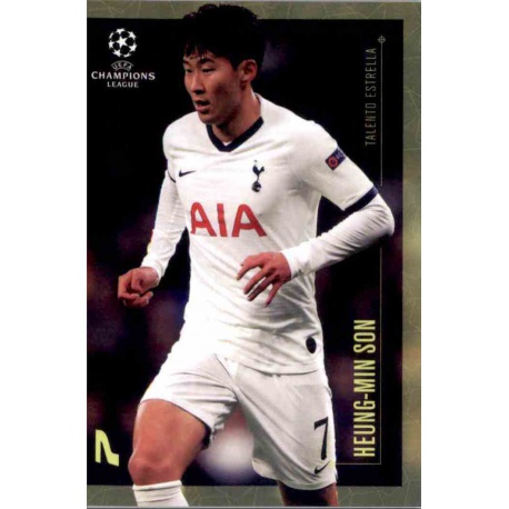 Heung-Min Son Tottenham Talento Estrella Topps Champions League Lionel Messi