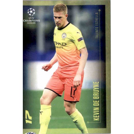 Kevin de Bruyne Manchester City Talento Estrella Topps Champions League Lionel Messi