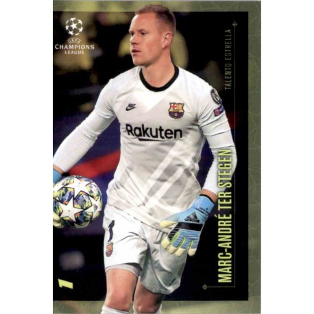 Marc-Andre ter Stegen Barcelona Talento Estrella Topps Champions League Lionel Messi