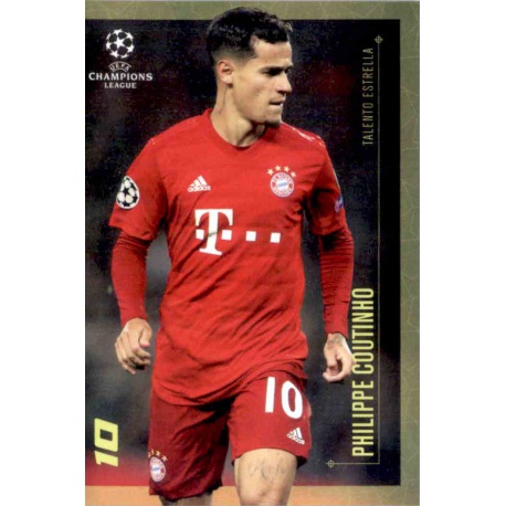 Philippe Coutinho Bayern Munich Talento Estrella Topps Champions League Lionel Messi