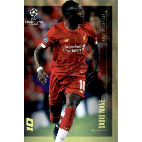 Sadio Mane Liverpool Talento Estrella Topps Champions League Lionel Messi