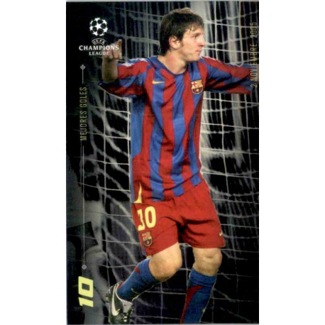 Leo Messi Barcelona 1st UCL Goal Leo Messi