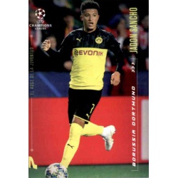 Jadon Sancho Borussia Dortmund El Auge de La Juventud Topps Champions League Lionel Messi