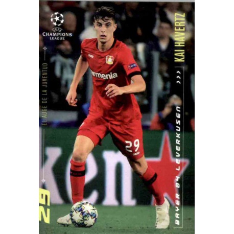 Kai Havertz Bayer Leverkusen El Auge de La Juventud Topps Champions League Lionel Messi