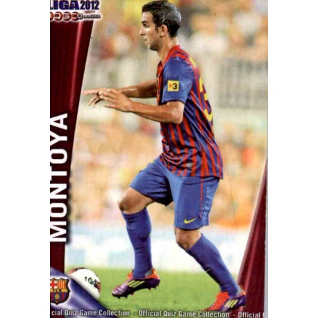 Montoya Barcelona 667 Las Fichas de la Liga 2012 Platinum Official Quiz Game Collection