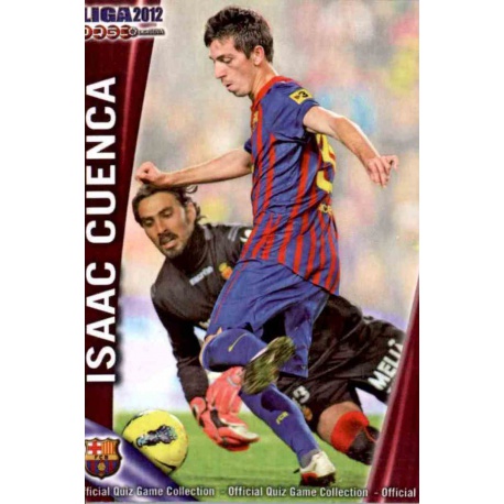 Isaac Cuenca Barcelona 668 Las Fichas de la Liga 2012 Platinum Official Quiz Game Collection