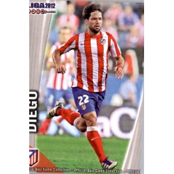 Diego Atlético Madrid 680 Las Fichas de la Liga 2012 Platinum Official Quiz Game Collection