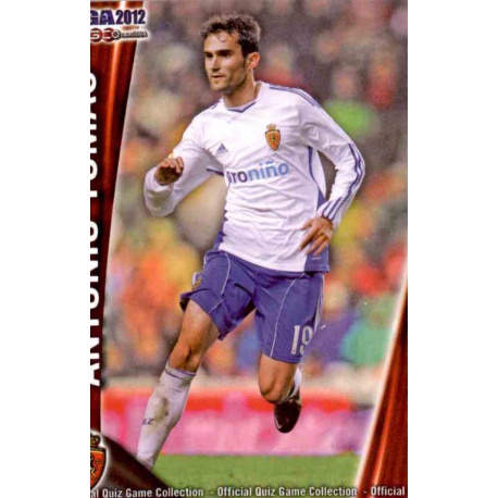 Antonio Tomás Zaragoza 702 Las Fichas de la Liga 2012 Platinum Official Quiz Game Collection