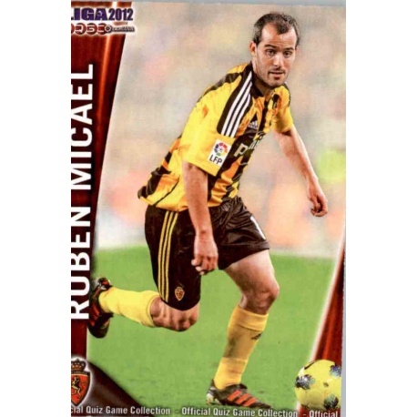 Rubén Micael Zaragoza 703 Las Fichas de la Liga 2012 Platinum Official Quiz Game Collection