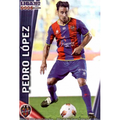 Pedro López Levante 705 Las Fichas de la Liga 2012 Platinum Official Quiz Game Collection