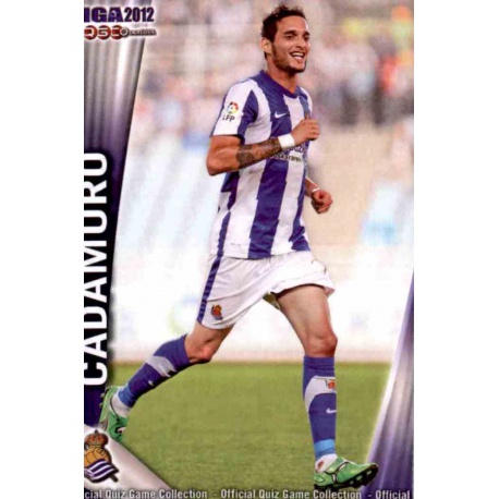 Cadamuro Real Sociedad 708 Las Fichas de la Liga 2012 Platinum Official Quiz Game Collection