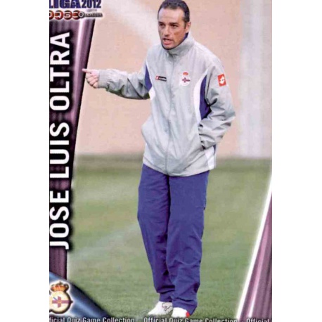 José Luis Oltra Deportivo 714 Las Fichas de la Liga 2012 Platinum Official Quiz Game Collection