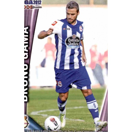 Bruno Gama Deportivo 722 Las Fichas de la Liga 2012 Platinum Official Quiz Game Collection