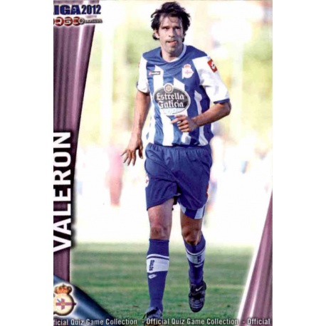 Valerón Deportivo 723 Las Fichas de la Liga 2012 Platinum Official Quiz Game Collection
