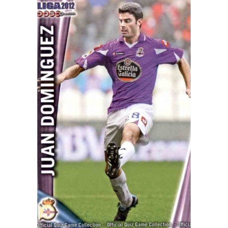 Juan Domínguez Deportivo 726 Las Fichas de la Liga 2012 Platinum Official Quiz Game Collection