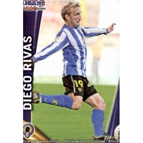 Diego Rivas Hércules 743 Las Fichas de la Liga 2012 Platinum Official Quiz Game Collection