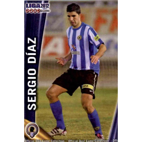 Sergio Díaz Hércules 744 Las Fichas de la Liga 2012 Platinum Official Quiz Game Collection