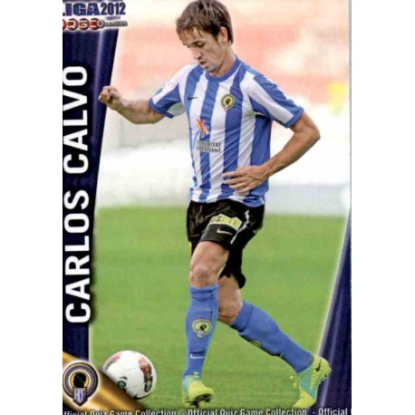 Carlos Calvo Hércules 747 Las Fichas de la Liga 2012 Platinum Official Quiz Game Collection