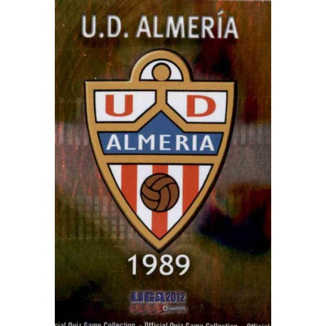 Escudo Almeria 754 Las Fichas de la Liga 2012 Platinum Official Quiz Game Collection