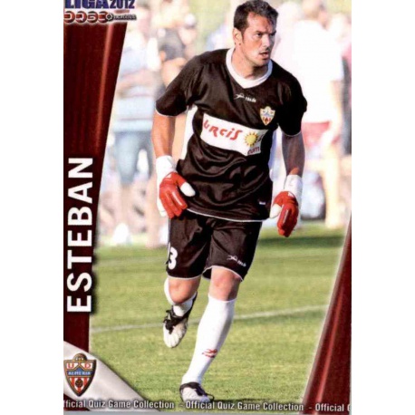 Esteban Almeria 757 Las Fichas de la Liga 2012 Platinum Official Quiz Game Collection