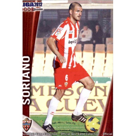 Soriano Almeria 766 Las Fichas de la Liga 2012 Platinum Official Quiz Game Collection