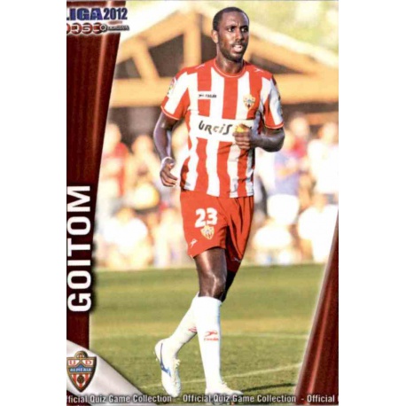 Goitom Almeria 770 Las Fichas de la Liga 2012 Platinum Official Quiz Game Collection