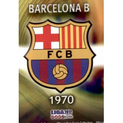 Escudo Barcelona B 775 Las Fichas de la Liga 2012 Platinum Official Quiz Game Collection