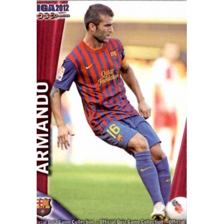 Armando Barcelona B 779 Las Fichas de la Liga 2012 Platinum Official Quiz Game Collection