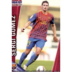 Sergi Gómez Barcelona B 782 Las Fichas de la Liga 2012 Platinum Official Quiz Game Collection